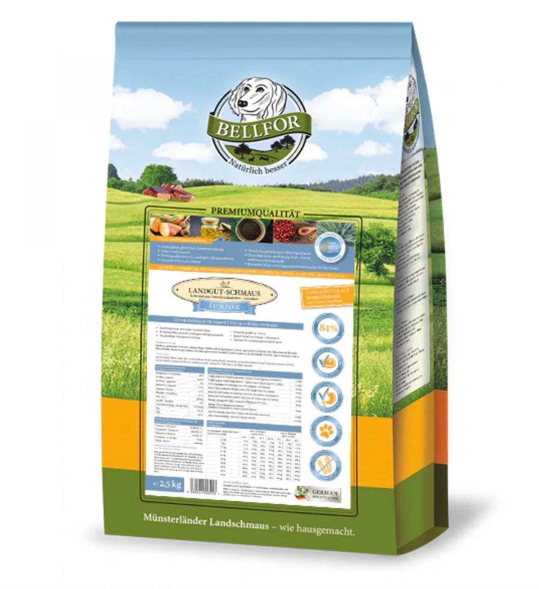Croquettes Bellfor aux insectes - Festin de la ferme pour chiots