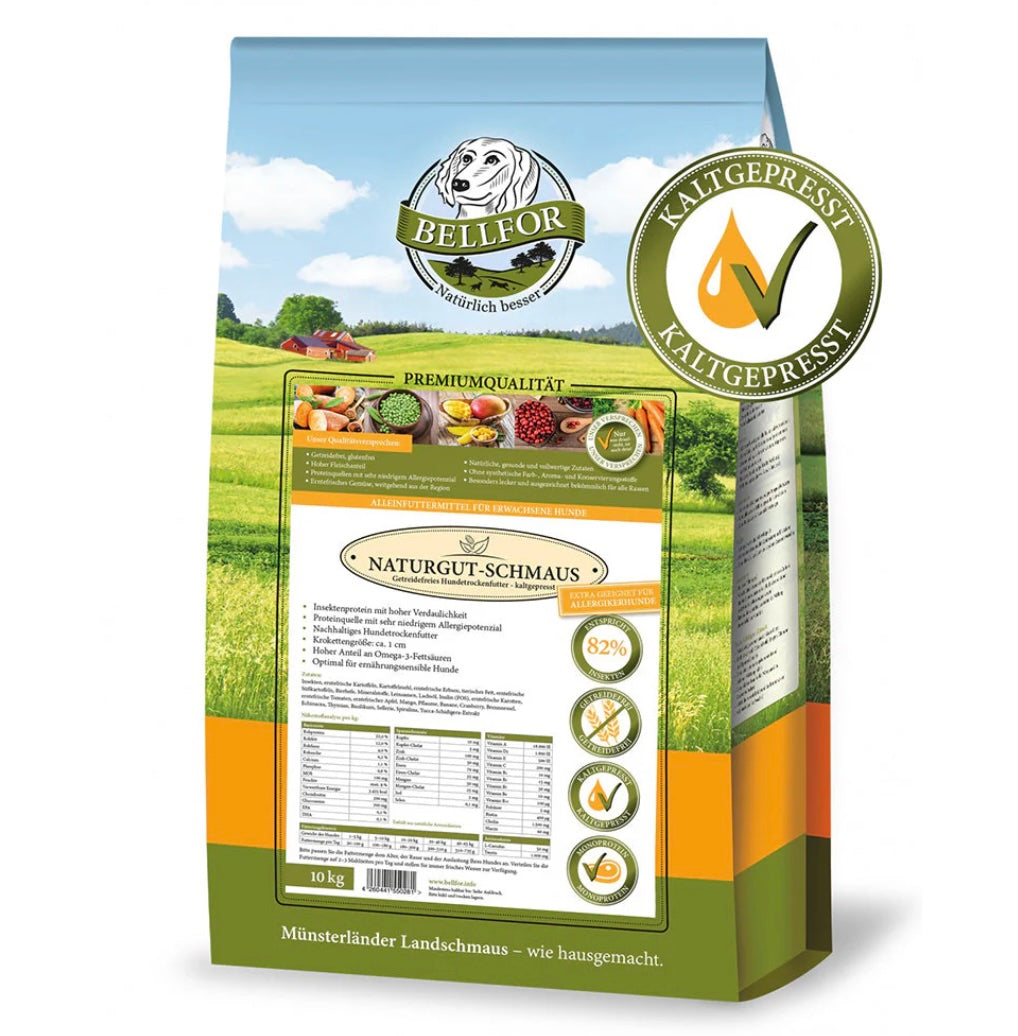 Bellfor croquettes aux insectes - Festin naturel pour grands chiens