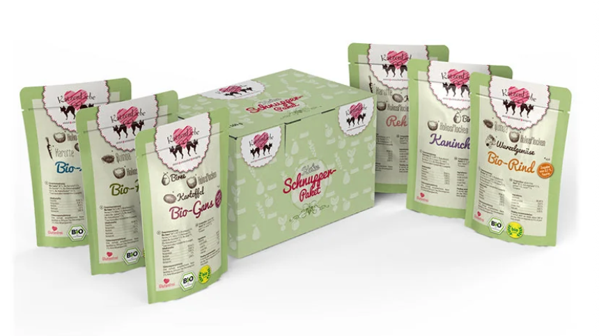 KatzenLiebe. Katzenfutter. Mix-Paket. Probier-Paket. 6x100g. Sensible Katzen. Unverträglichkeiten.